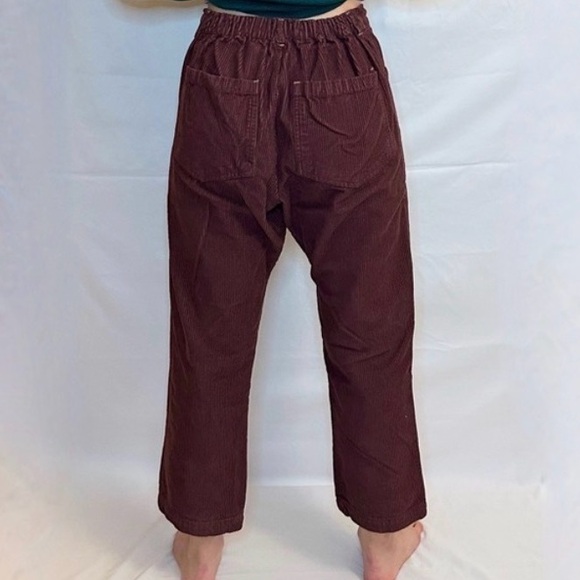 Kimchi Blue Emerson Corduroy Pant- Burgundy - Picture 2 of 12